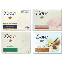 도브 비누 도브 뷰티바 100g 센서티브 핑크 화이트, 도브 화이트