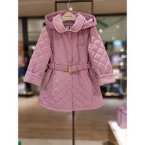 프렌치캣2 연보라 퀼팅 자켓 CH 코트 아우터 간절기 신학기 입학 Q24DKK020C