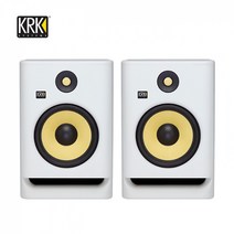 KRK Rokit 8 G4 8인치 니어필드 스튜디오 모니터 스피커 2통 (1조) Rokit8 - 화이트, [KRK] Rokit 8 G4 (1조) - 화이트