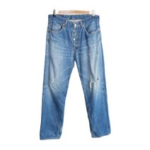 리바이스501 찢어진 데님