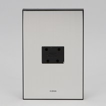 전화통신(크롬실버)1개용 일신전기4P, 단품