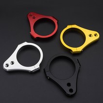 3154mm 범용 스티어링 댐퍼 브래킷 포크 클램프 지원 홀더 바이크 오토바이 레이싱 거리 ATV 전기 스쿠터 킥보드, [08] Black 40mm