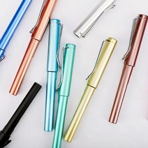 고급 스틸 만년필 잉크 볼펜 알루미늄 손글씨 펜, 민트, 상세페이지 참조2