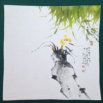 다바르샘 핸드메이드 꽃패턴 선물 손수건 무릎덮개 신제품 대량 주문제작