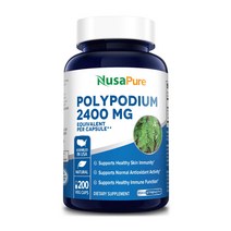 누사퓨어 폴리포디움 레우코토모스 추출물 NusaPure Polypodium Leucotomos Extract 200캡슐, 1병