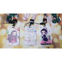 귀멸 칼날 시나모 포카홀더 포켓사진 사진꾸미기 키링사진, 여자