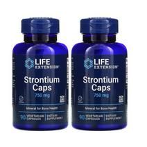 라이프익스텐션 스트론튬 750mg 90베지캡슐 Strontium 2개