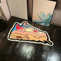 극세사 대형 단모 거실 카페트 러그 저렴한 운동화 모양의 현관 매트 환영 입구 문 현대 발코니 욕실 인쇄 카펫 목욕