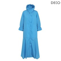 데코 원피스 스타일 롱트렌치코트 DCJP93701W-BL