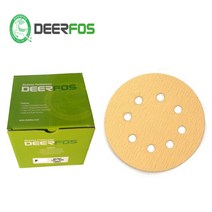 디어포스 DA367/ 5인치 8홀(100장) 원형사포 종이벨크로, 60번(100장)