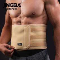 복압벨트 리프팅 벨트 허리보호대 헬스 jingba support fitness belt back west support 땀 트레이너 여성 트리머 weight loss 슬리밍, 카키색 옷감, 한 사이즈(20cm-100cm)