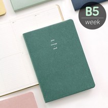 B5 위클리 고급 다이어리 휴대용 사무용 스케줄다이어리, 01 파인애플 스무디