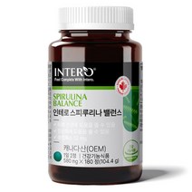 인테로 스피루리나 피부 스피룰리나 캐나다산 180정 (3개월분)