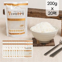 아담푸드 찰진 아담곤약쌀 쌀모양곤약 알알이 습식 곤약미 200g x 20팩