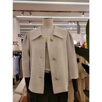 린 [갤러리아] [ 22봄 린 ] 카라넥 볼륨 소매자켓 LGJKMD9200