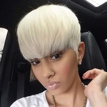 BeiSD Short Pixie Cuts Hair Wigs for Women Girls Short Wigs 내열 합성 가발 for Black Women (7345-w, 1