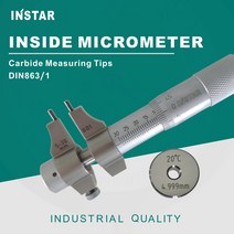 마이크로미터 캘리퍼스 외경 내경 게이지 두께 정밀 측정 INSTAR-내부 Micrometer 5-30mm 25-50mm 산업용, 04 424-105 100-125mm