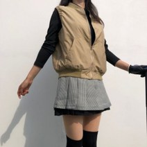 로로얼로이 여자 간절기 가벼운 패딩지퍼 골프조끼 바람막이 프라골프베스트
