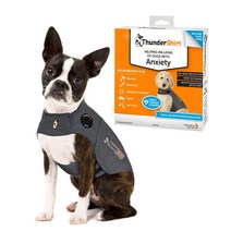 Thundershirt 강아지 불안함 치료 - 그레이(초소형), Heather Grey, Heather Grey