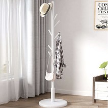 유민플러스 스탠드 옷걸이, 화이트