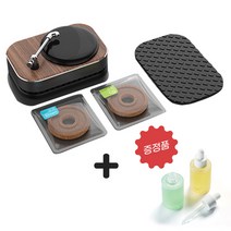 LP 레코드판 태양열 차량용 방향제 자동차 디퓨저 + 앰플 5ml 증정, LP 레코드판 태양열 차량용 방향제(스위트피향)