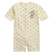 그린베베 국내생산 여름용 빼꼼여우 7부 우주복