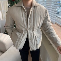 남자 숏패딩 사파리 헌팅 겨울 점퍼