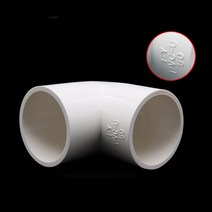 징크판넬 UPVC-내경 90 도 워터 파이프 피팅 엘보 커넥터 20253240506375mm 슬립 엔드 글루 가든 어댑터, 02 Gray_07 75mm