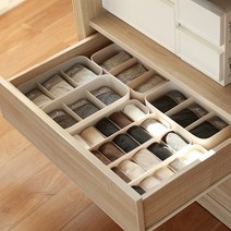 동동상회 정리의달인 다용도 수납함 정리함 3칸 5칸 리빙박스 다이소 플라스틱 보관박스 속옷정리함, 그레이