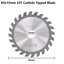 톱날 XCAN 85mm Dremel 전동 공구 용 미니 커팅 디스크 목재 원형, 1pc+85x15mm 24T