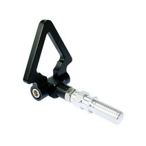 견인고리 CNSPEED 레이싱 빌릿 알루미늄 전면 후면 자동 삼각형 링 트레일러 견인 후크 키트 일본 자동차에 대한 바 YC100973, [05] Black