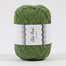 [앵콜스] 슬라브포인트 코튼실 슬라브사 의류 가방실 모자뜨기, 822 올리브(낱개), 1개