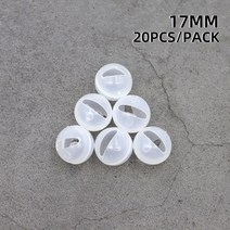 강아지 고양이 애견 장난감 인형 20pcs 플라스틱 벨 공 Squeaker 장난감 DIY 구슬 소음 제조 업체 수리 수정 개 애완 동물 액세서리 17242838 184aEA2e4, 01 Toy Accessories 17MM