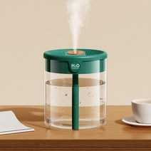 Newest-2L 더블 노즐 가습기 LCD 습도 디스플레이 대용량 아로마 에센셜 오일 기관총 침실, K15 5