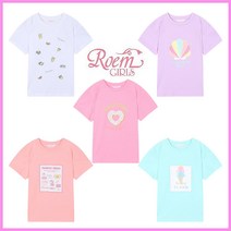 로엠걸즈 [ 주.문.폭.주++ 있을 때 쟁여야 하는!! 기본 그래픽 반팔 면 티셔츠 판매 1위++ ] 5가지 색깔의 반팔 베이직 그래픽 핑크 오렌지 퍼플 민트 화이트 반팔 티셔츠!