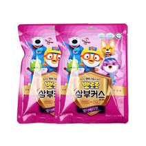뽀로로 삼부커스 비타민C+아연 엘더베리맛, 2팩, 50정