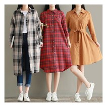 [엔비] 러브핑코 오버핏 원피스/러블리/빅사이즈/롱셔츠