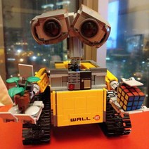 조립 로봇 카 레고 호환 자동차 선물 퍼즐 블록 블록, Wall-E