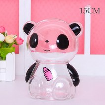 리틀 곰 돼지 저금통 투명 동전 지폐 절약 상자 귀여운 안전 금고 명절 선물 데스크탑 장식, [13] Color 1315