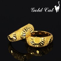골드캣 24k 순금 원반컷팅 쌍가락지 11.25g 18.75g_GD1027