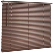 Achim Home Furnishings LUG236MH04 Mahogany Cordless GII Luna 2” Vinyl Venetian Blind 36” x 64”, 1