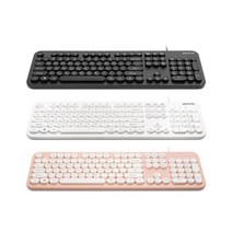 스마텍 저소음키보드 사무용 유선키보드 STK-2100, 본상품선택, 핑크, 핑크