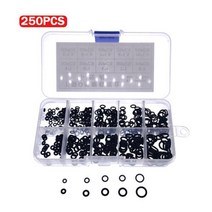 밴드실러 200Pcs O-링 고무 가스 켓 씰 링 키트 NBR 수리 탄성 수도꼭지 씰링 밸브 방수 기계 오일 방지 세트, Type-3