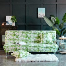 다나에 팔걸이 더블 탄력 접이식 소파 침대 커버, 치온화