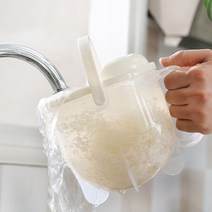 반자동 쌀 과일 세척볼