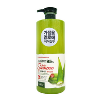 오가니아 착한 알로에 베라 헤어 샴푸 린스 1500ml 대용량 가정 업소 용, 오가니아 착한 알로에 샴푸 1개