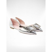 ROGER VIVIER 스크래치 로저비비에 여성용 아이 버클 오르세 발레리나 플랫 슈즈 RVW50226310KACB200_39