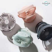 커네틱 클립형 무선 미니선풍기 탁상용 유모차용 차량용 유모차 선풍기, 핑크