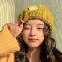 겨울 두툼 벙거지 꽈베기 데일리 패션 비니 모자