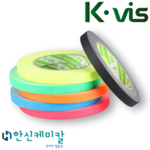 KVIS 게퍼 개퍼 테이프 GAFFER TAPE 다양한색상 12 25 50mm X 25M, 진청색, 1개